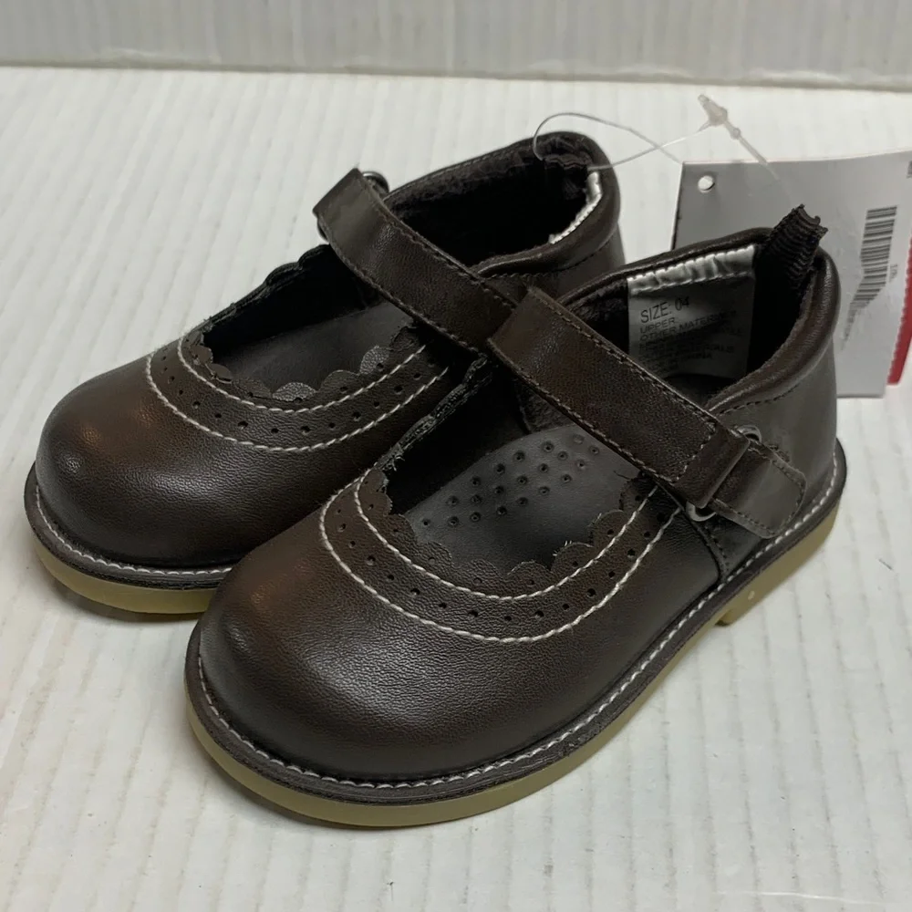 Gymboree Brown Mary Jane Flats 2009 Infant Size 0-4 NWT